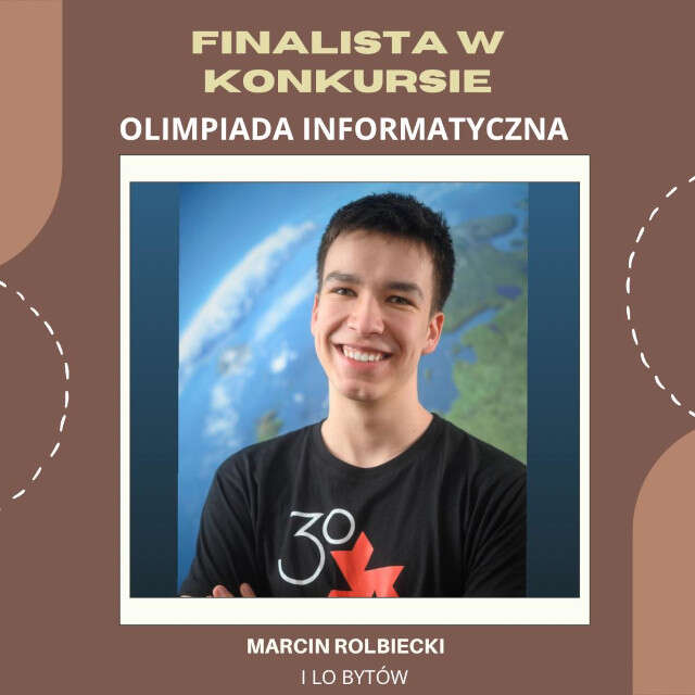  Marcin Rolbiecki w finale Olimpiady Informatycznej!