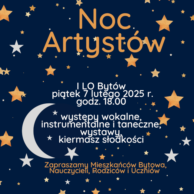 Zapraszamy na Noc Artystów 2025 w LO